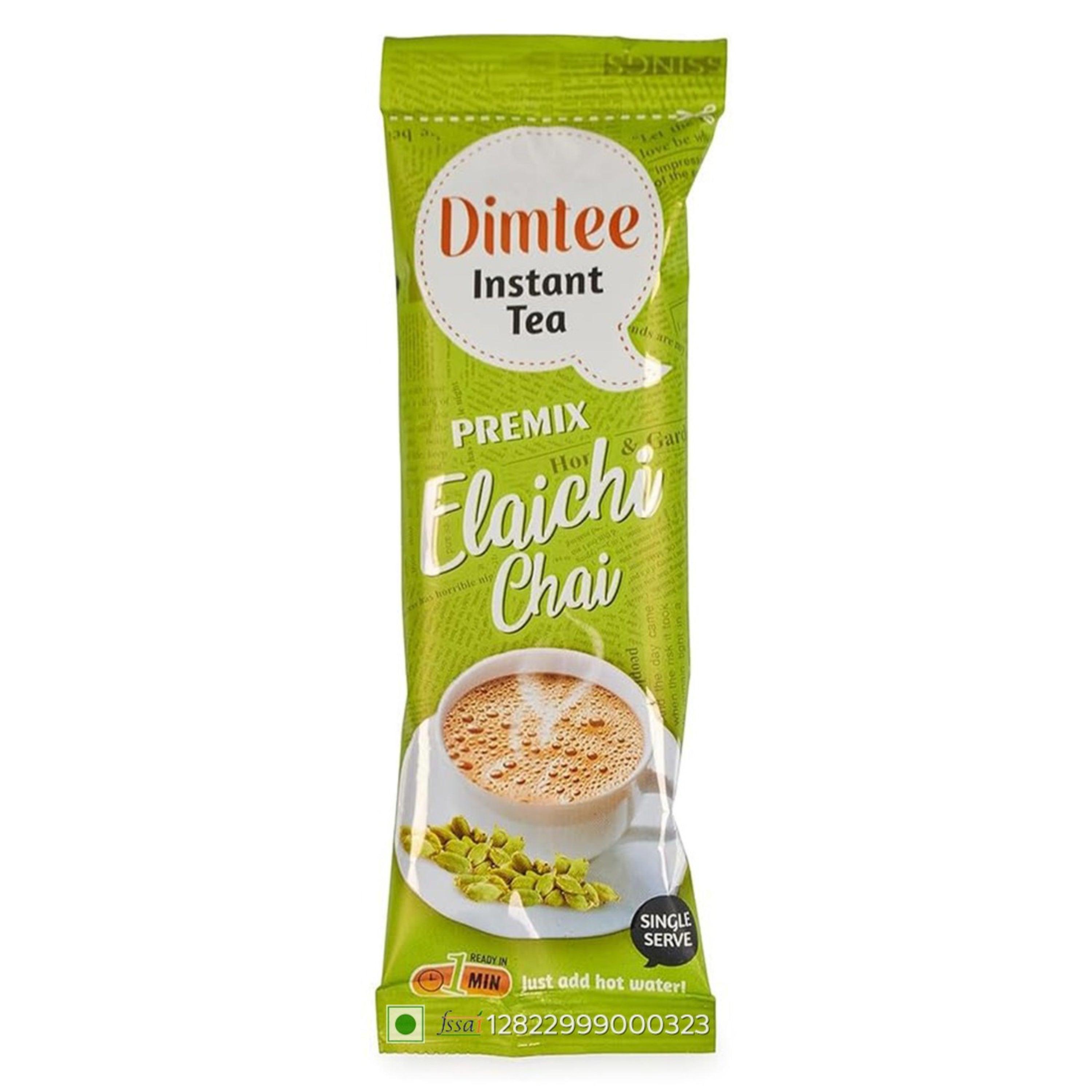 Chaizup Dimtee 1 Min Instant Assorted Tea Pack - 30 Sachets | Masala, Elachi & Adrak Flavours | 30 Servings | 375g (3 Packs, 10 Flavours Each)
